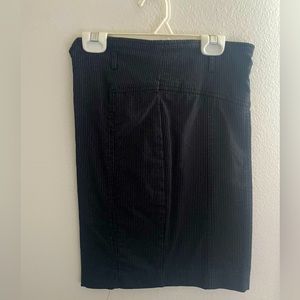 Striped pencil skirt